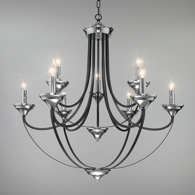 Подвесная люстра Eurosvet Lazzaro 60098/9 хром Фото № 4