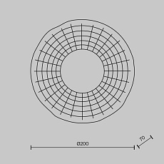 Настенный светодиодный светильник Maytoni Sparkle MOD343WL-L5BS3K2 2