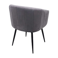 Поворотное кресло AksHome Melon серый, велюр 79675 5