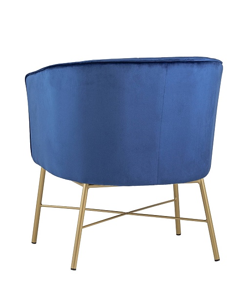 Кресло Stool Group Шале велюр синий FALETTE BLUE изображение 5 Кресло Stool Group Шале велюр синий FALETTE BLUE Фото № 5