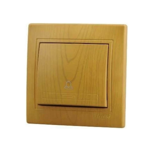 Кнопка звонка Lezard Mira ольха 701-0701-103 Фото № 1