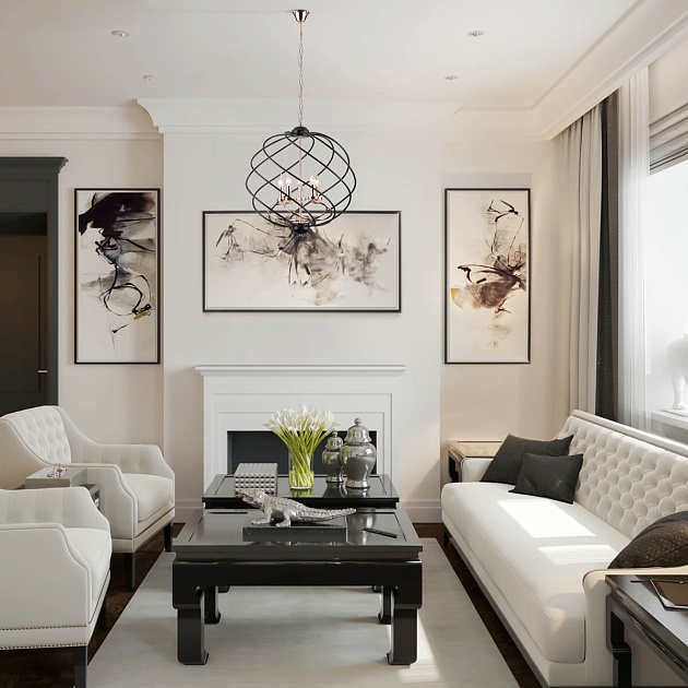 Подвесная люстра Eurosvet Sorrel 60105/5 черный Фото № 5