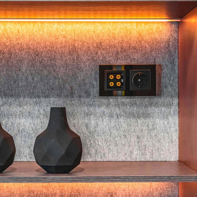 Акустическая розетка Werkel черный матовый W1185008 4690389157059 изображение 3 Акустическая розетка Werkel черный матовый W1185008 4690389157059 Фото № 3