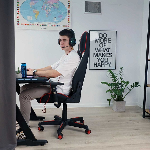 Игровое кресло AksHome Bolid черный, экокожа 80349 изображение 15 Игровое кресло AksHome Bolid черный, экокожа 80349 Фото № 15