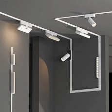 Соединитель шинопровода угловой ZZOK Nemo White N-LC-WH 3