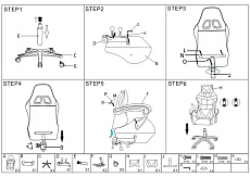 Игровое кресло Woodville Rodas 15246 1
