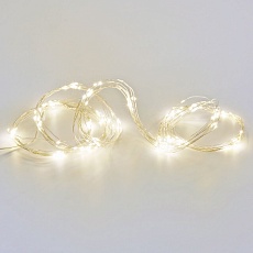 Светодиодная гирлянда Uniel ULD-E0200-200/STB/3AA WARM WHITE IP44 UL-00008667 2