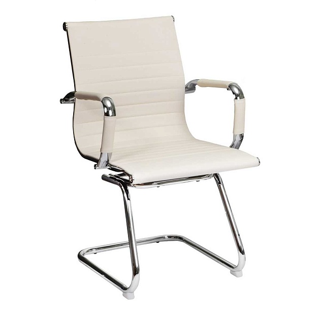 Офисный стул AksHome Mariani кремовый, экокожа 65443 изображение 1 Офисный стул AksHome Mariani кремовый, экокожа 65443 Фото № 1