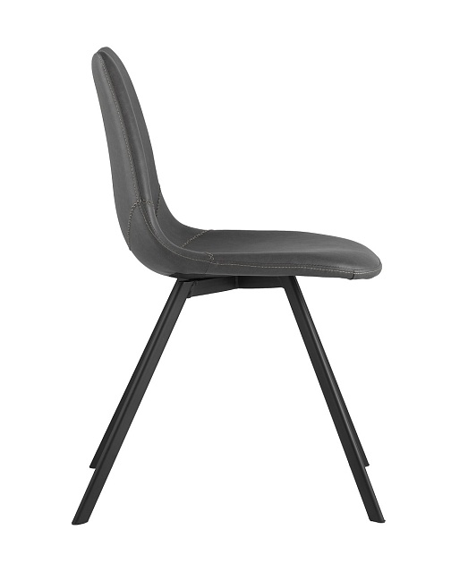 Кухонный стул Stool Group Саксон кожзам серый SAXON PU GREY изображение 2 Кухонный стул Stool Group Саксон кожзам серый SAXON PU GREY Фото № 2