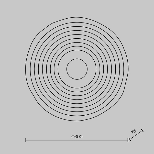 Настенный светодиодный светильник Maytoni Sparkle MOD343WL-L5BS3K1 Фото № 9