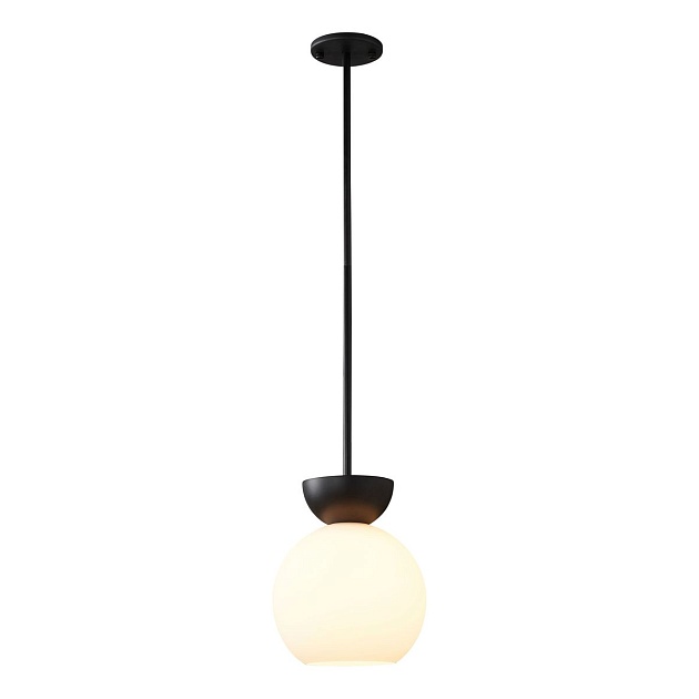 Подвесной светильник iLamp Mono P6079-1 BK+WH Фото № 2