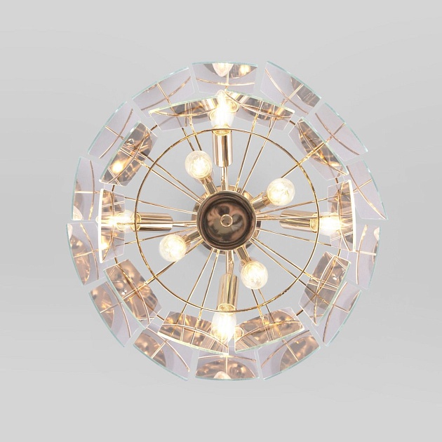 Подвесная люстра Eurosvet Claire 60170/8 золото Smart Фото № 3