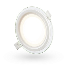 Встраиваемый светильник Datts Slim Glass Panel 9W 4200K round