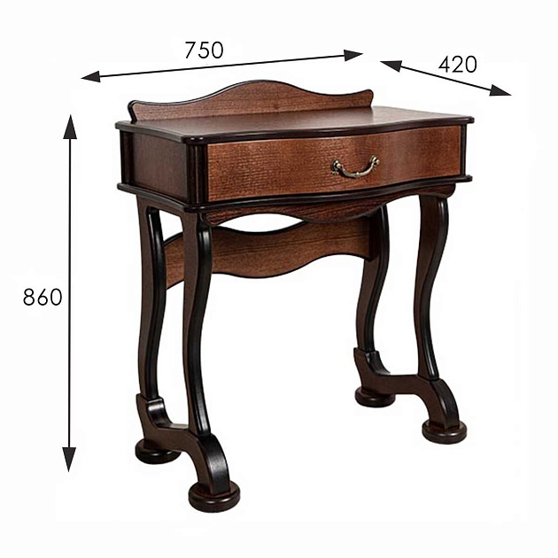 Консоль Мебелик Джульетта 008574 изображение 3 Консоль Мебелик Джульетта 008574 Фото № 3