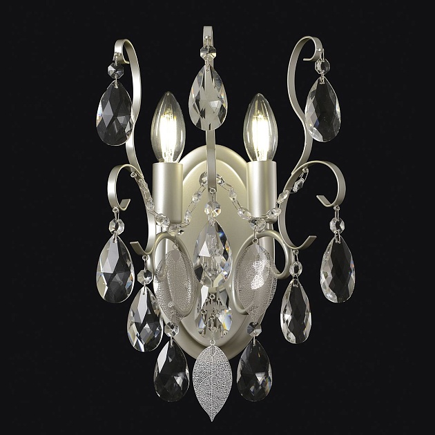 Настенный светильник Crystal Lux Esmiralda AP2 Silver Фото № 1