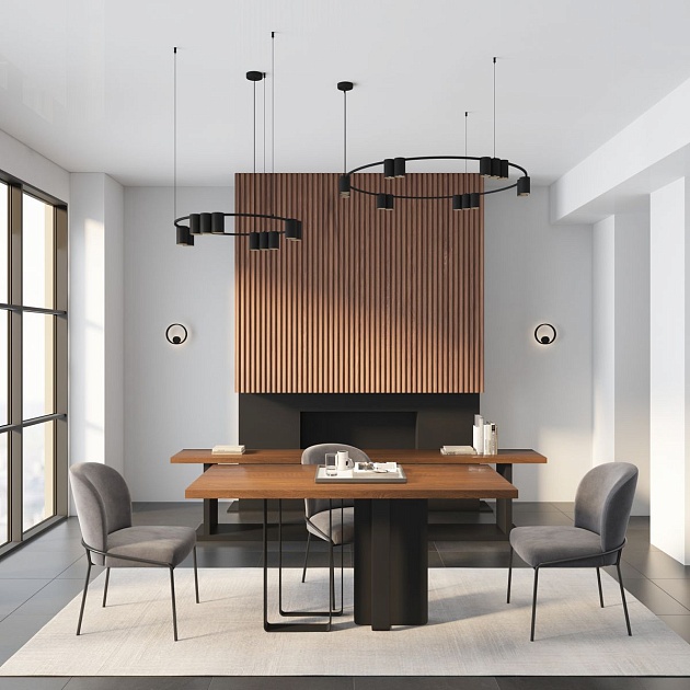 Подвесная люстра Denkirs Orbit DK4065-BK Фото № 4