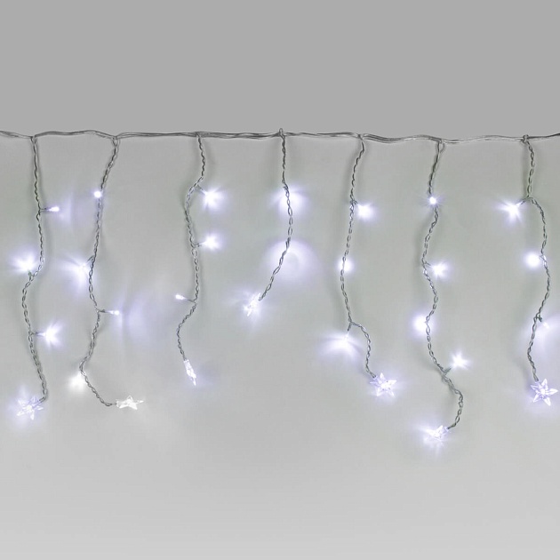 Светодиодная гирлянда Eurosvet бахрома 230V 100-002 белый изображение 7 Светодиодная гирлянда Eurosvet бахрома 230V 100-002 белый Фото № 7