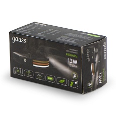Налобный светодиодный фонарь Gauss аккумуляторный 340х30 330 лм GF412 2