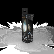 Лампа светодиодная филаментная Gauss E14 5W 4100K золотая 104801805 1