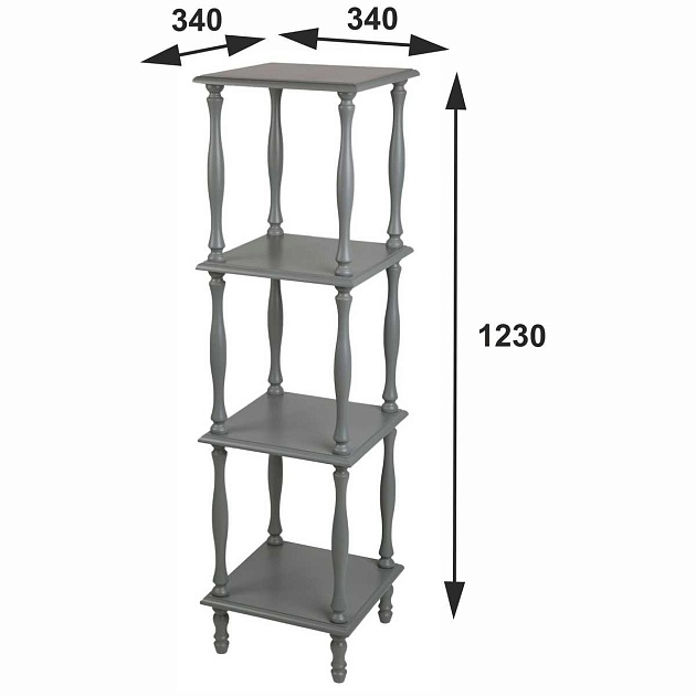 Этажерка Мебелик П 8 006591 изображение 3 Этажерка Мебелик П 8 006591 Фото № 3