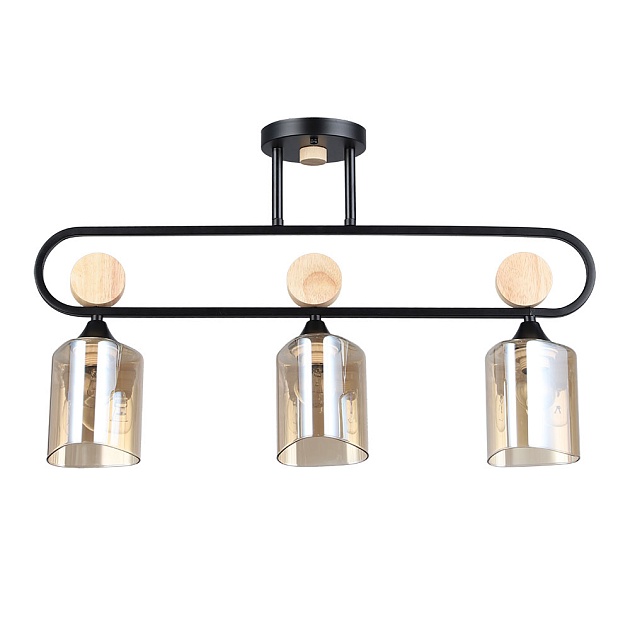 Потолочный светильник Arte Lamp GLAMORE A5076PL-3BK Фото № 1