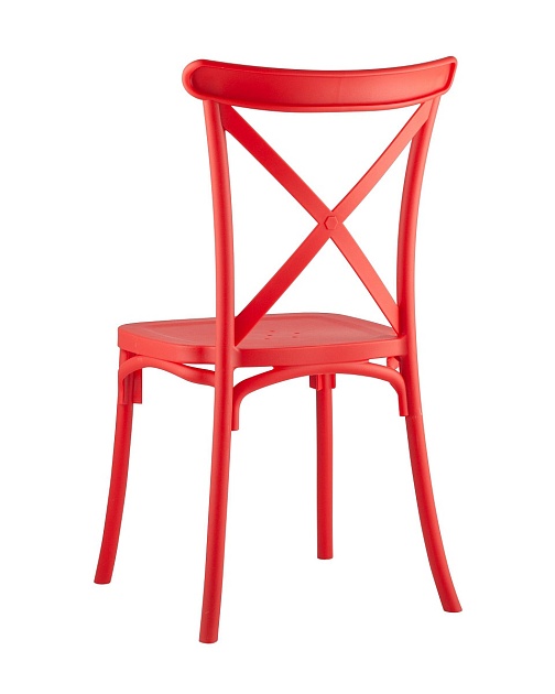 Кухонный стул Stool Group Кроссбэк пластиковый красный Y030 red изображение 6 Кухонный стул Stool Group Кроссбэк пластиковый красный Y030 red Фото № 6