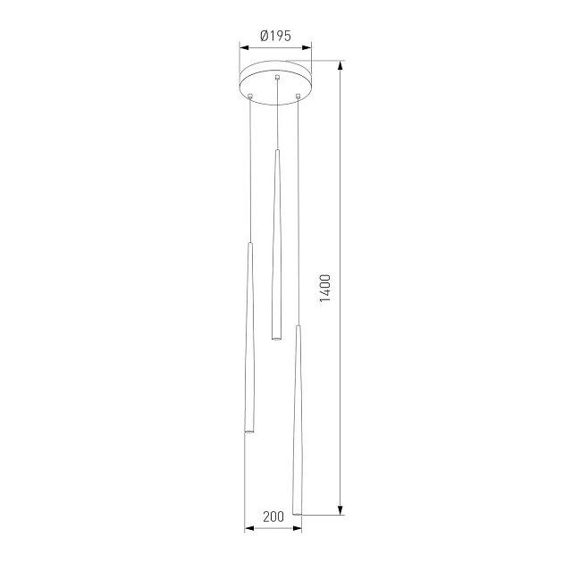 Подвесная люстра TK Lighting 10117 Piano Фото № 2