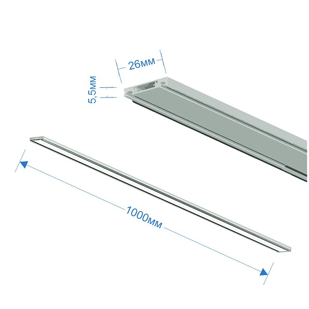 Шинопровод ZZOK Nemo White N-WH-1000 Фото № 4