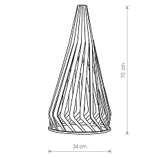 Настольная лампа Uniel UML-B306 E14 Gold/Black UL-00012422 1