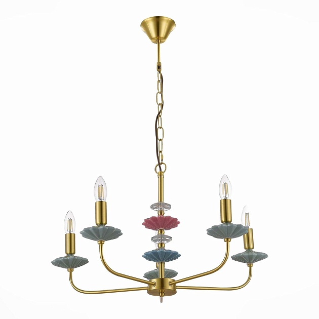 Подвесная люстра Evoluce Attic SLE1117-203-05 изображение 3 Подвесная люстра Evoluce Attic SLE1117-203-05 Фото № 3