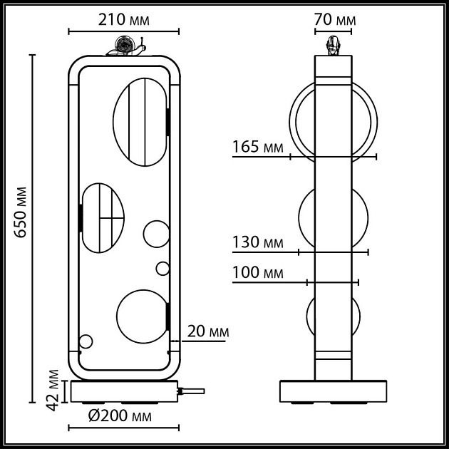 Ландшафтный светильник ODEON LIGHT NATURE 5434/3FB Фото № 2