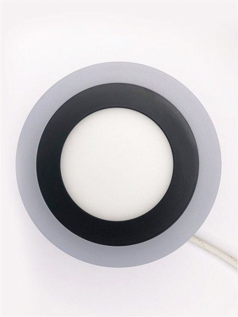 Настенно-потолочный светодиодный светильник Elvan NLS-500R-6/3-WW/NH-Bk изображение 4 Настенно-потолочный светодиодный светильник Elvan NLS-500R-6/3-WW/NH-Bk Фото № 4