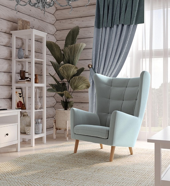 Кресло Шведский Стандарт Саари Malmo 72 мятно-серое SAAACH MA72 Фото № 3