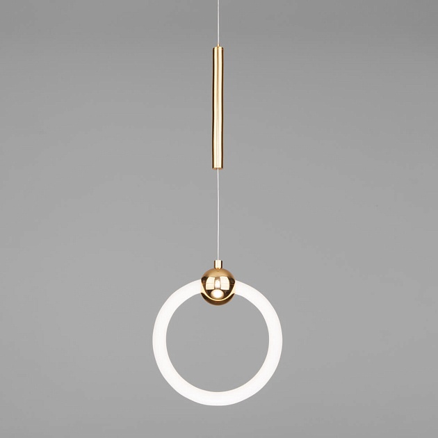 Подвесной светодиодный светильник Eurosvet Rim 90165/1 золото изображение 1 Подвесной светодиодный светильник Eurosvet Rim 90165/1 золото Фото № 1