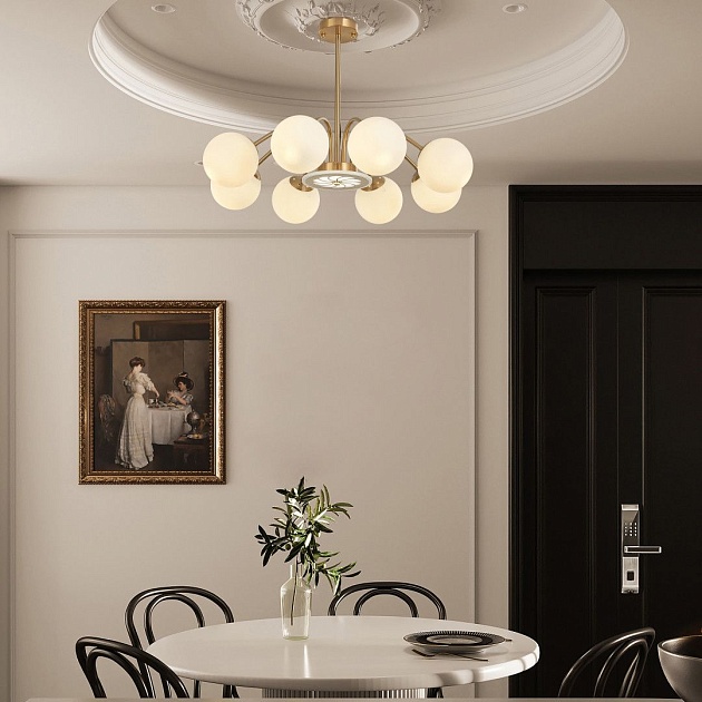 Подвесная люстра Arte Neapol71069 271069/8 GD Фото № 9