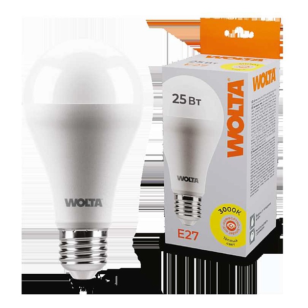 Светодиодная лампа WOLTA 25Y67BL25E27 Фото № 1