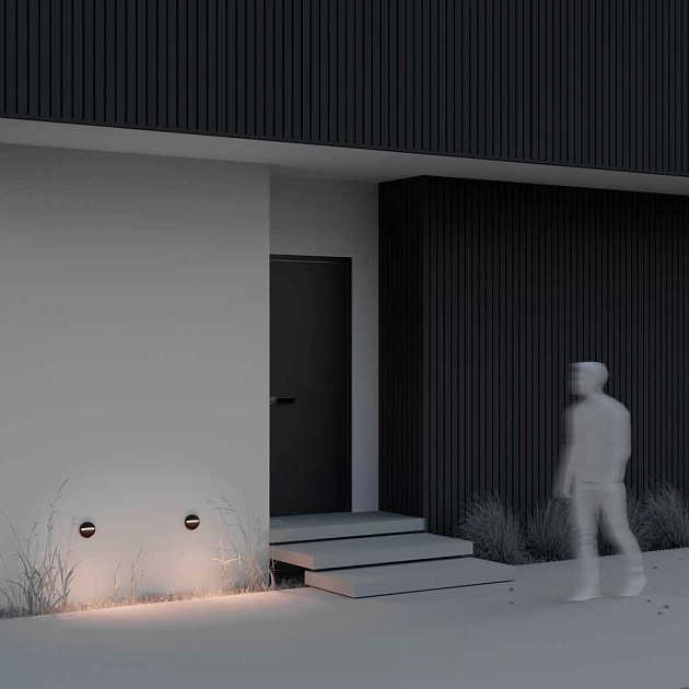 Уличный настенный светодиодный светильник Maytoni Mane O046SL-L3B3K изображение 8 Уличный настенный светодиодный светильник Maytoni Mane O046SL-L3B3K Фото № 8