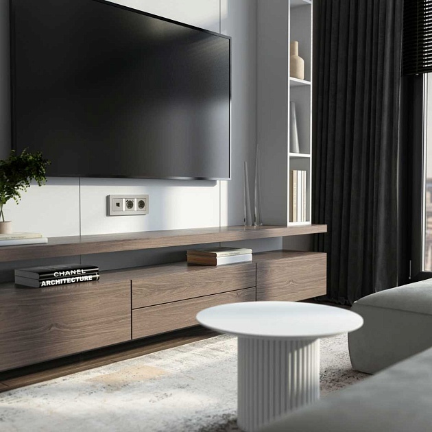 Розетка Ethernet RJ-45 (дымчатый) W1281004/ a069467 Фото № 7