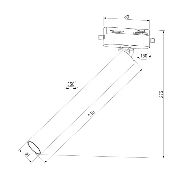 Трековый светодиодный светильник Elektrostandard Pika 85111/01 a065274 изображение 2 Трековый светодиодный светильник Elektrostandard Pika 85111/01 a065274 Фото № 2