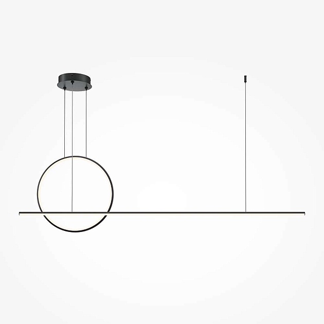 Подвесной светодиодный светильник Maytoni Halo MOD247PL-L49BK Фото № 4