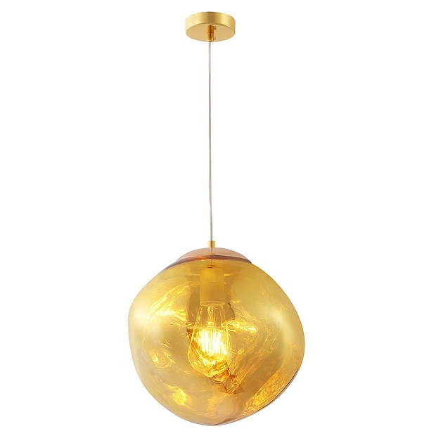 Подвесной светильник Crystal Lux Malaga SP1 D280 Gold Фото № 1