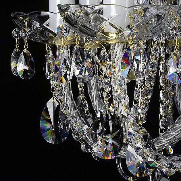 Подвесная люстра Artglass Theodora XXIV. 1200X2300 CE Фото № 2