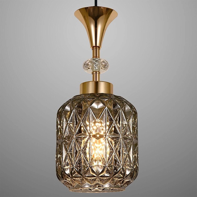 Подвесная люстра Reluce 02003-0.9-09 Smoke Фото № 2