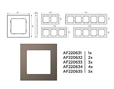 Рамка AMBRELLA VOLT AF220635 2
