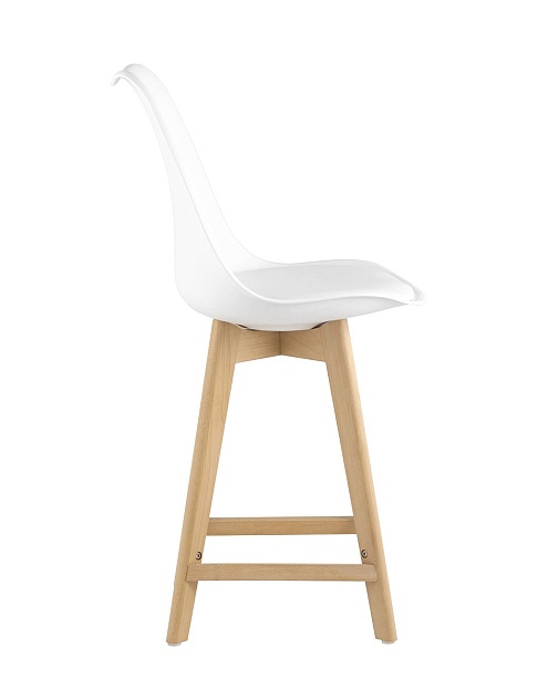 Полубарный стул Stool Group Frankfurt белый Y815A-65CM white Фото № 2
