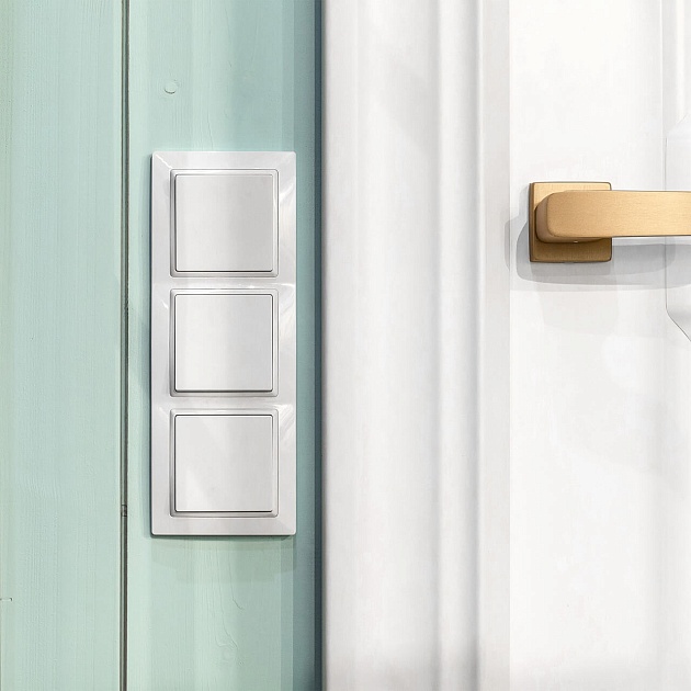 Выключатель одноклавишный Werkel белый W1110001 4690389154973 Фото № 4