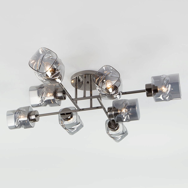 Потолочная люстра Eurosvet Hilari 30165/8 черный жемчуг Фото № 1