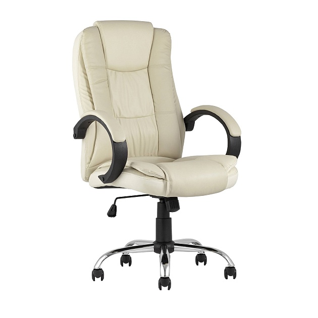 Кресло руководителя TopChairs Atlant бежевое D-430 beige Фото № 1
