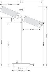 Настольный светильник KUTEK SALETTO SAL-LG-2(Z) 1