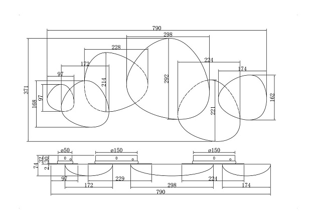 Настенный светодиодный светильник Maytoni Jack-stone MOD314WL-L13N3K Фото № 3
